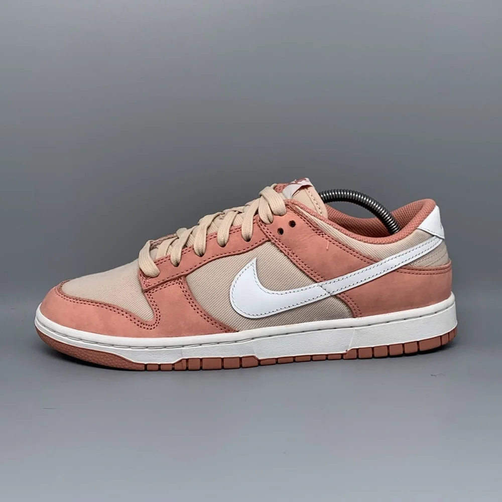 Nike Dunk Low Retro PRM Red Stardust‎ Shoes FB8895-601 Men's Sz 10.5
